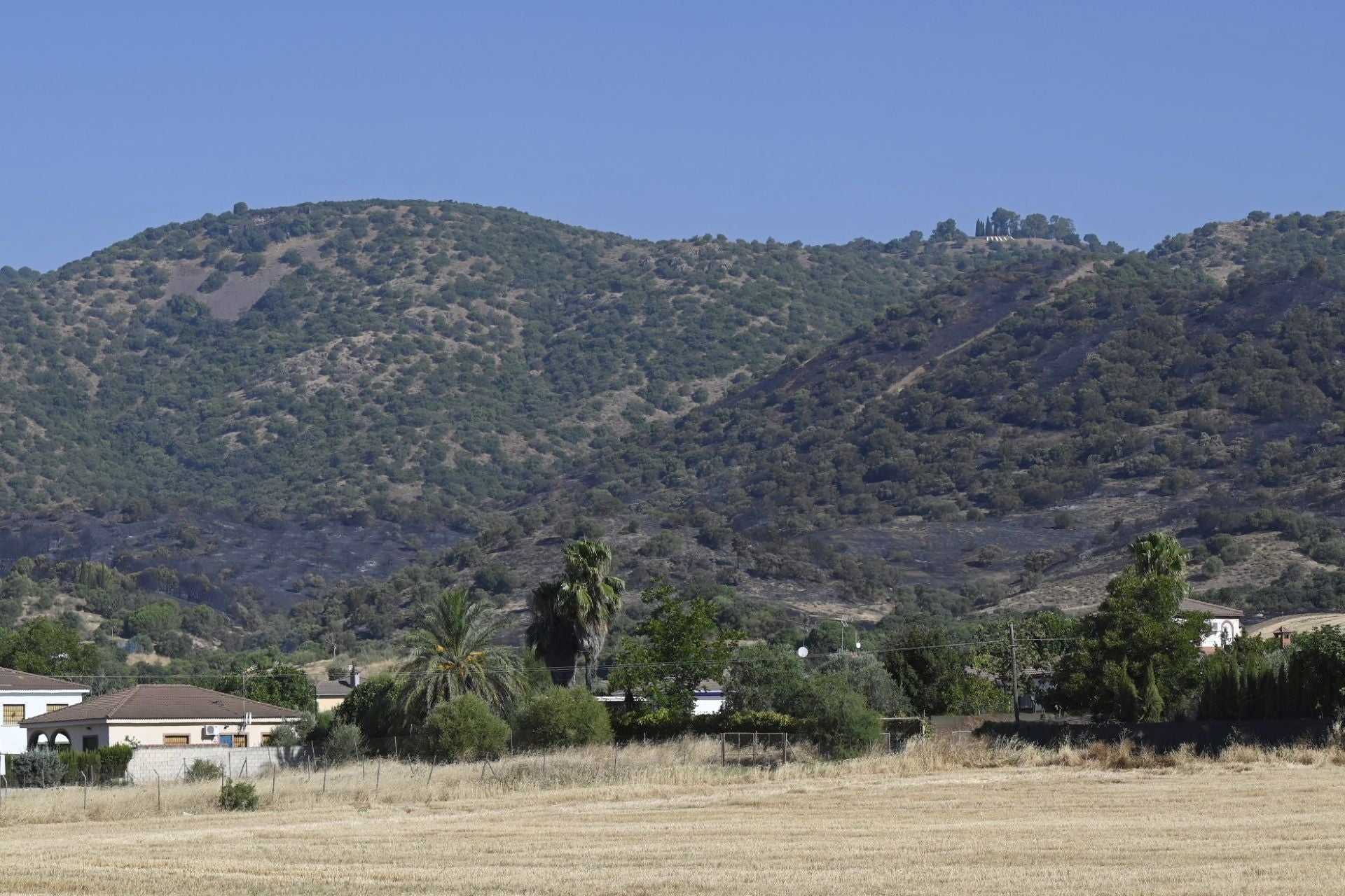 Las mejores imágenes del centro de operaciones para el incendio en la Sierra de Córdoba