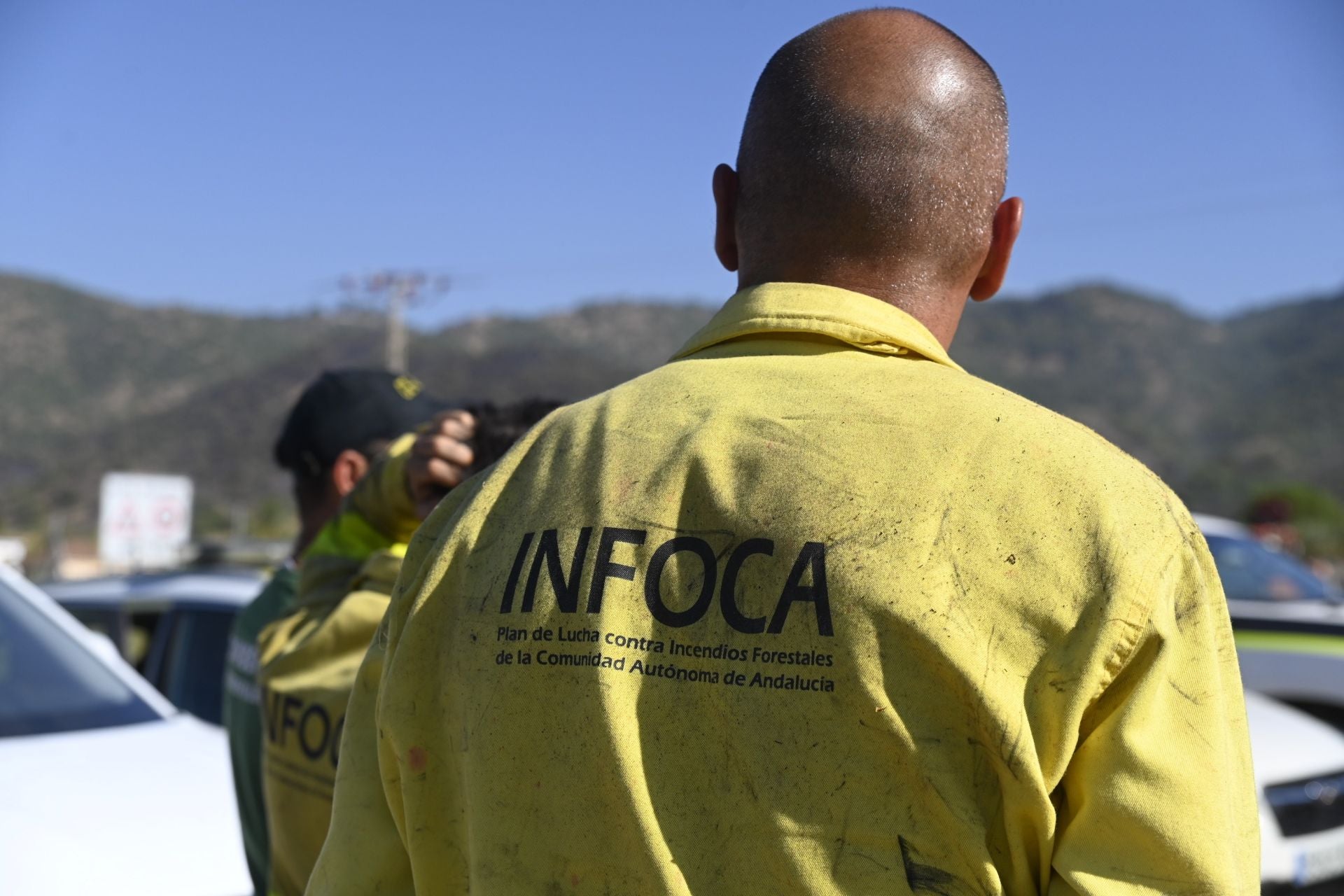 Las mejores imágenes del centro de operaciones para el incendio en la Sierra de Córdoba