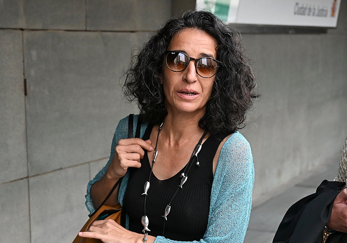 La madre del niño Gabiel Cruz, Patricia Ramírez, llega a los juzgados de Almería