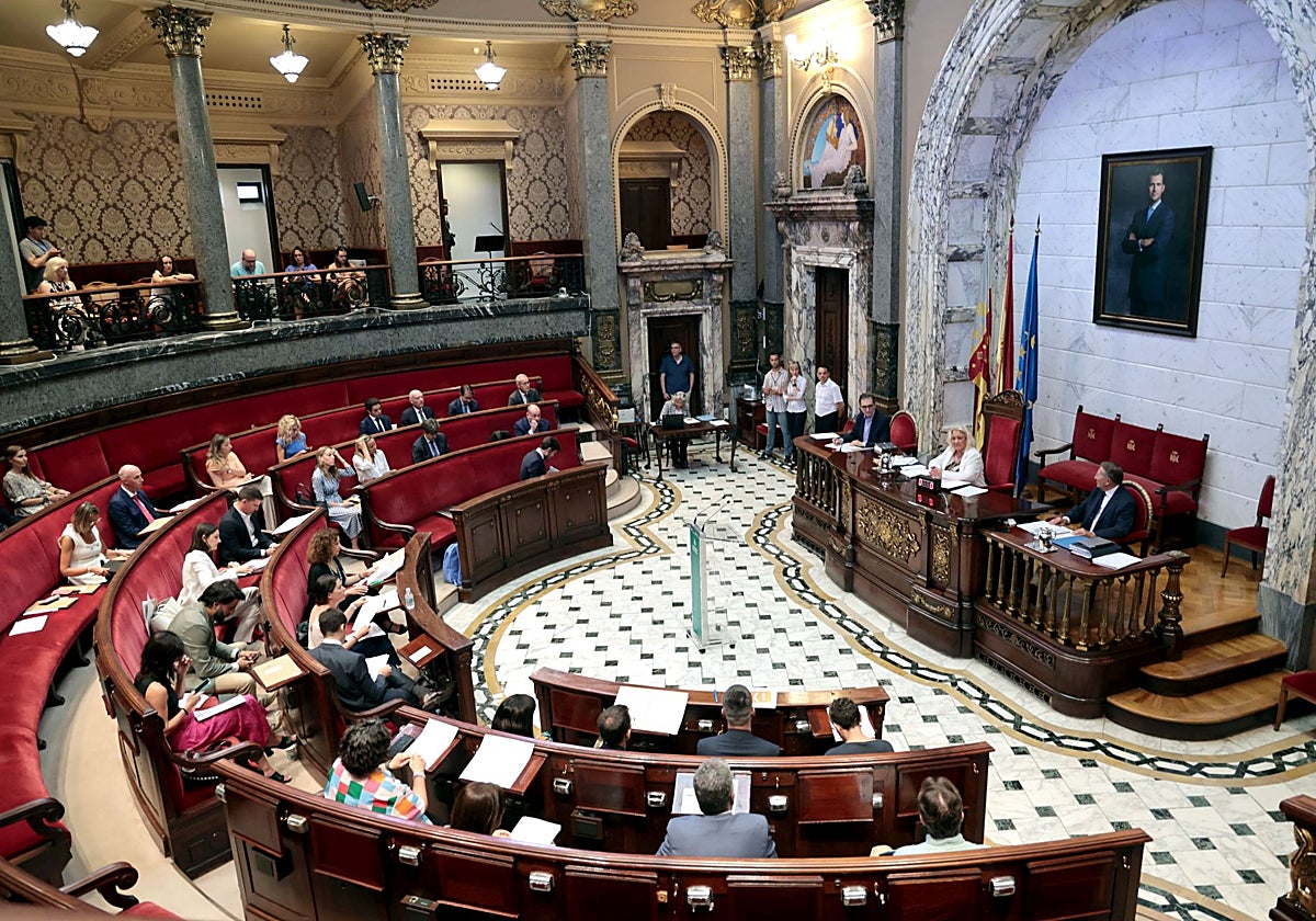 Imagen del pleno celebrado este martes en el Ayuntamiento de Valencia