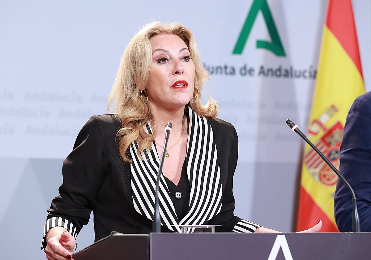 La consejera de Economía de la Junta de Andalucía, Carolina España