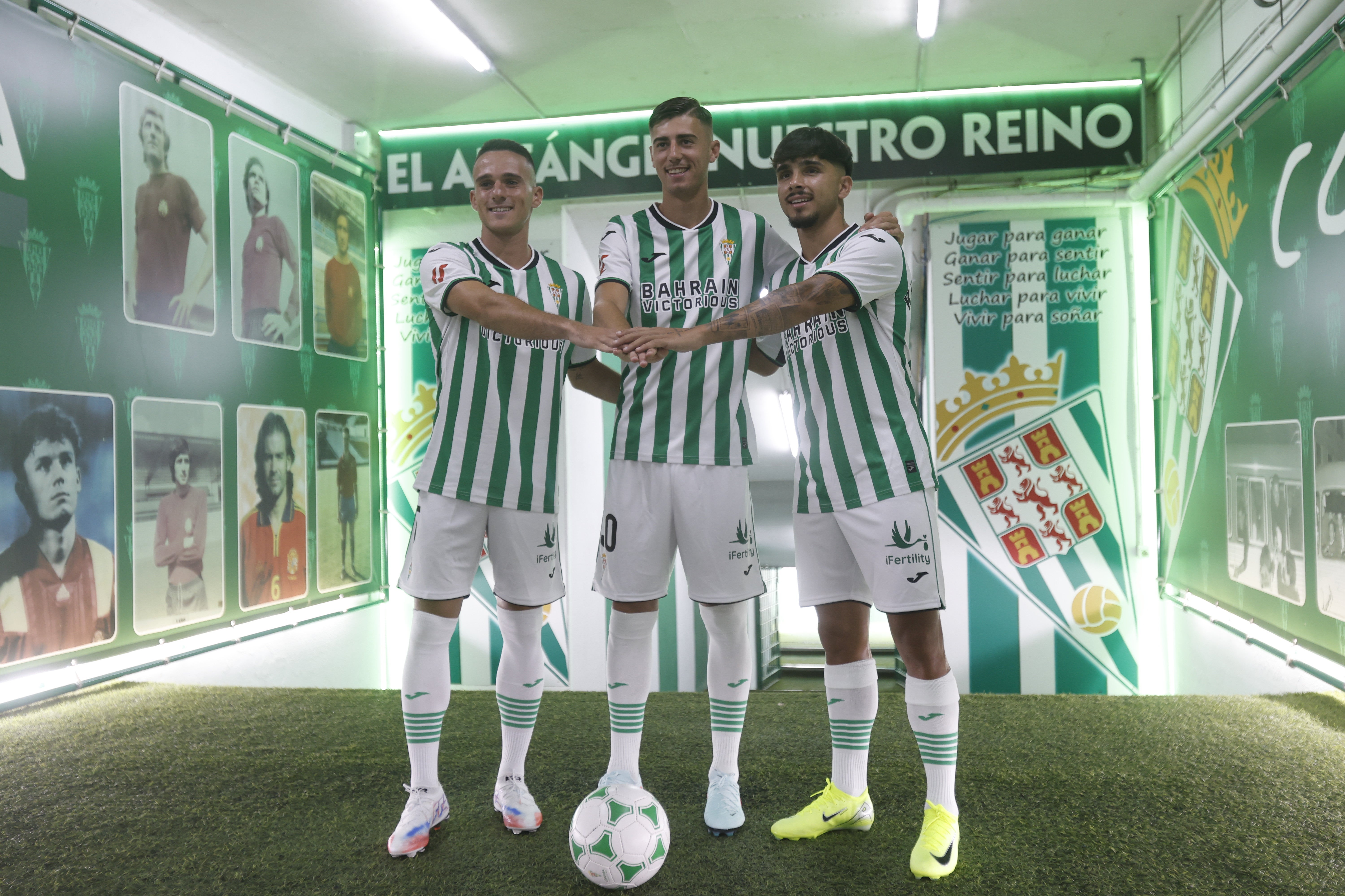 Las mejores imágenes de la presentación de Kevin Medina, Dani Requena y Diego Bri con el Córdoba CF