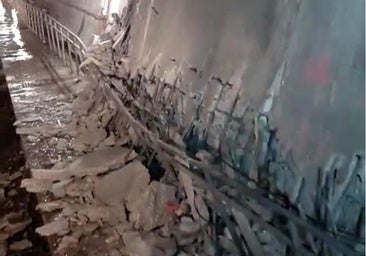 Casi dos semanas después del derrumbe, el túnel del AVE en Abdalajís sigue cerrado y sin fecha de reapertura