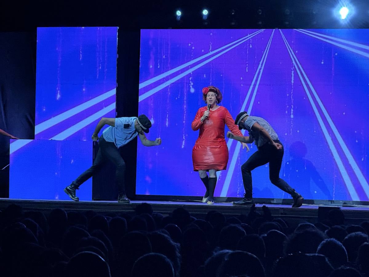 La desternillante actuación de Los Morancos en Lucena, en imágenes