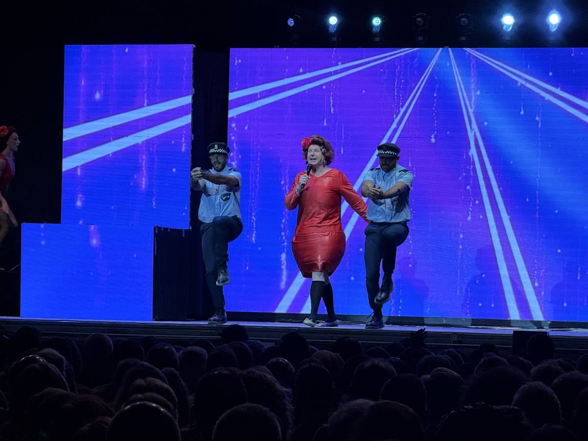 La desternillante actuación de Los Morancos en Lucena, en imágenes