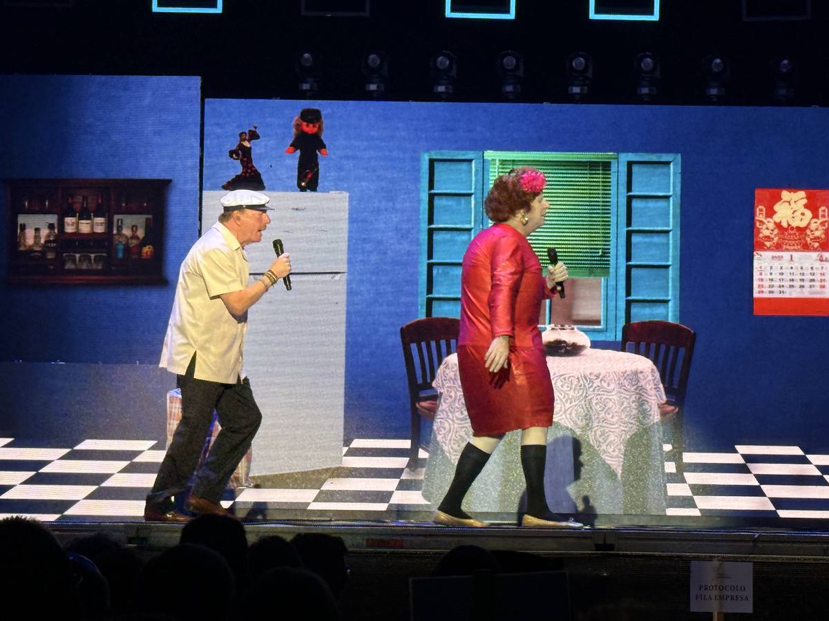 La desternillante actuación de Los Morancos en Lucena, en imágenes