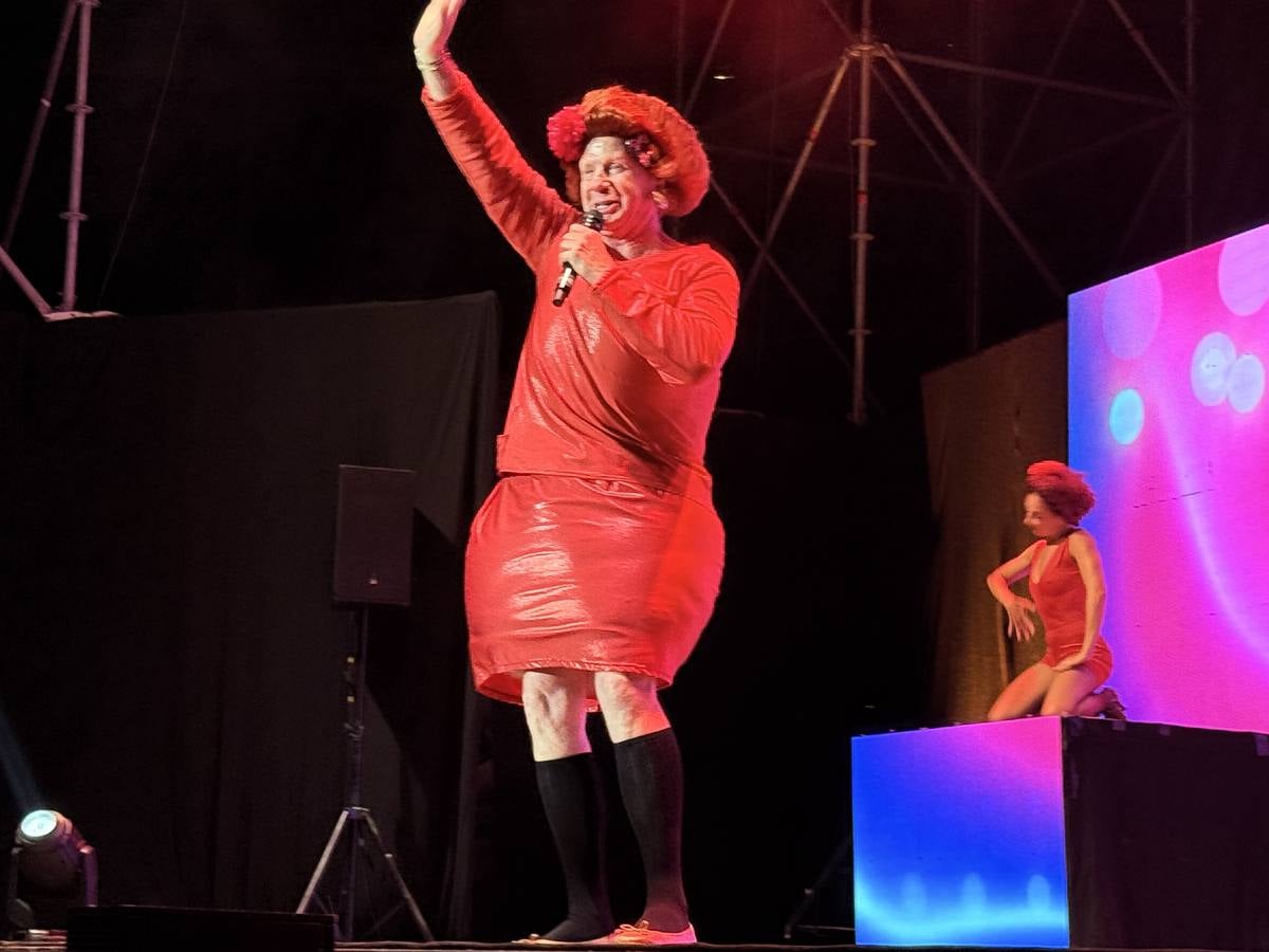 La desternillante actuación de Los Morancos en Lucena, en imágenes