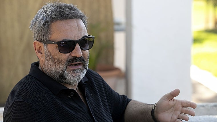 Manuel Ruiz 'Queco', en un momento de la entrevista