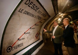 La estación fantasma de Chamberí revive 60 años después