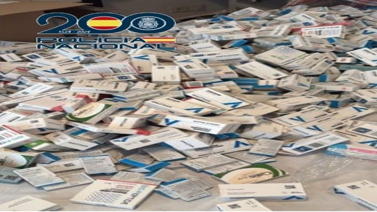 Dos detenidos en Málaga por intentar introducir en el mercado más de 78.000 envases de anabolizantes