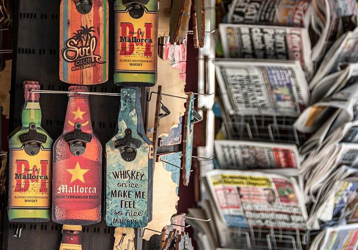 Vista de un comercio local en Mallorca