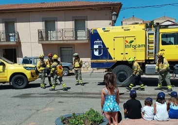 Toman declaración a cuatro personas por los incendios de Villalba del Rey y Cañamares