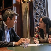 Mazón se compromete con Catarroja a crear un interlocutor único para acelerar la reconstrucción tras la dana