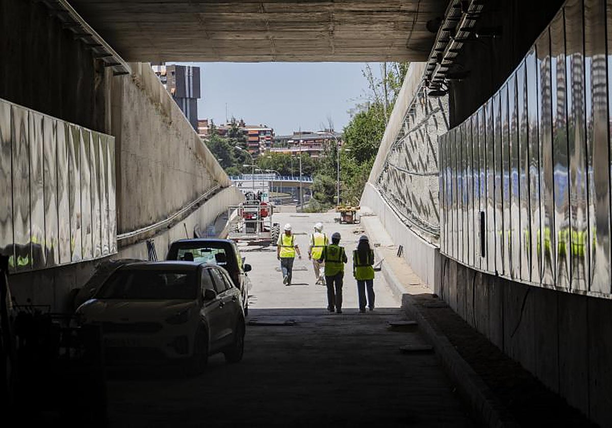 Obras de remodelación del Nudo Norte