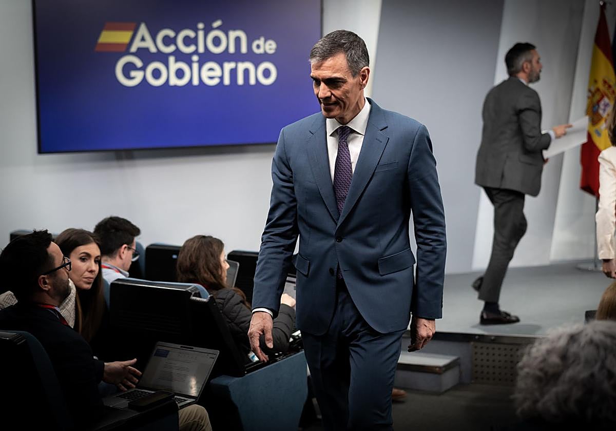 El presidente Pedro Sánchez, en una imagen de archivo