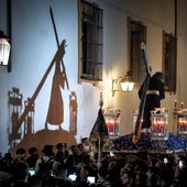El Señor del Soberano Poder en la plaza de Capuchinos