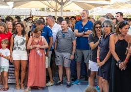 Felipe VI durante el concierto de Jaime Anglada