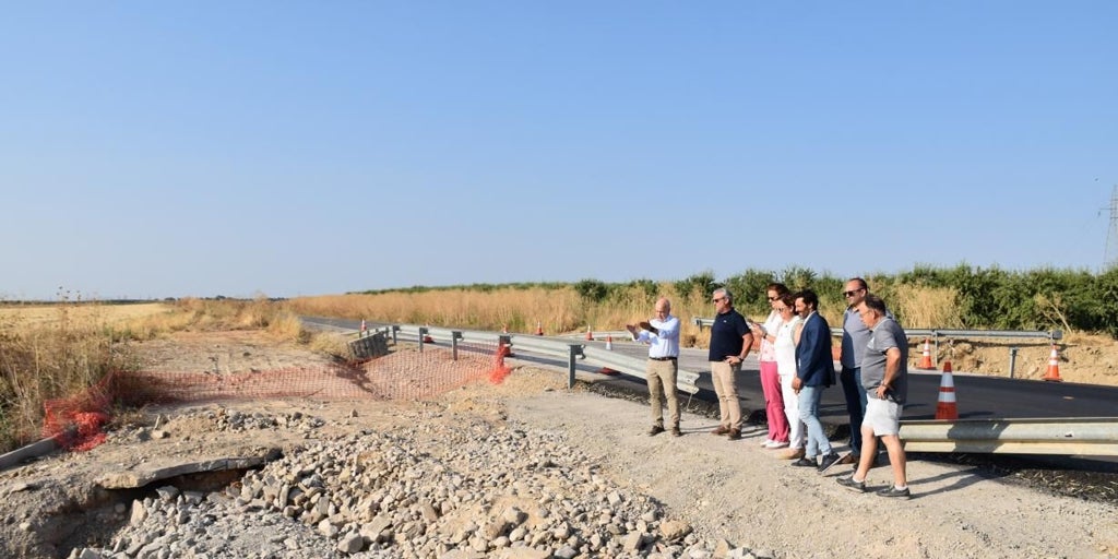 Avanzan las obras de emergencia en las carreteras afectadas por la última Dana en la comarca de La Sagra