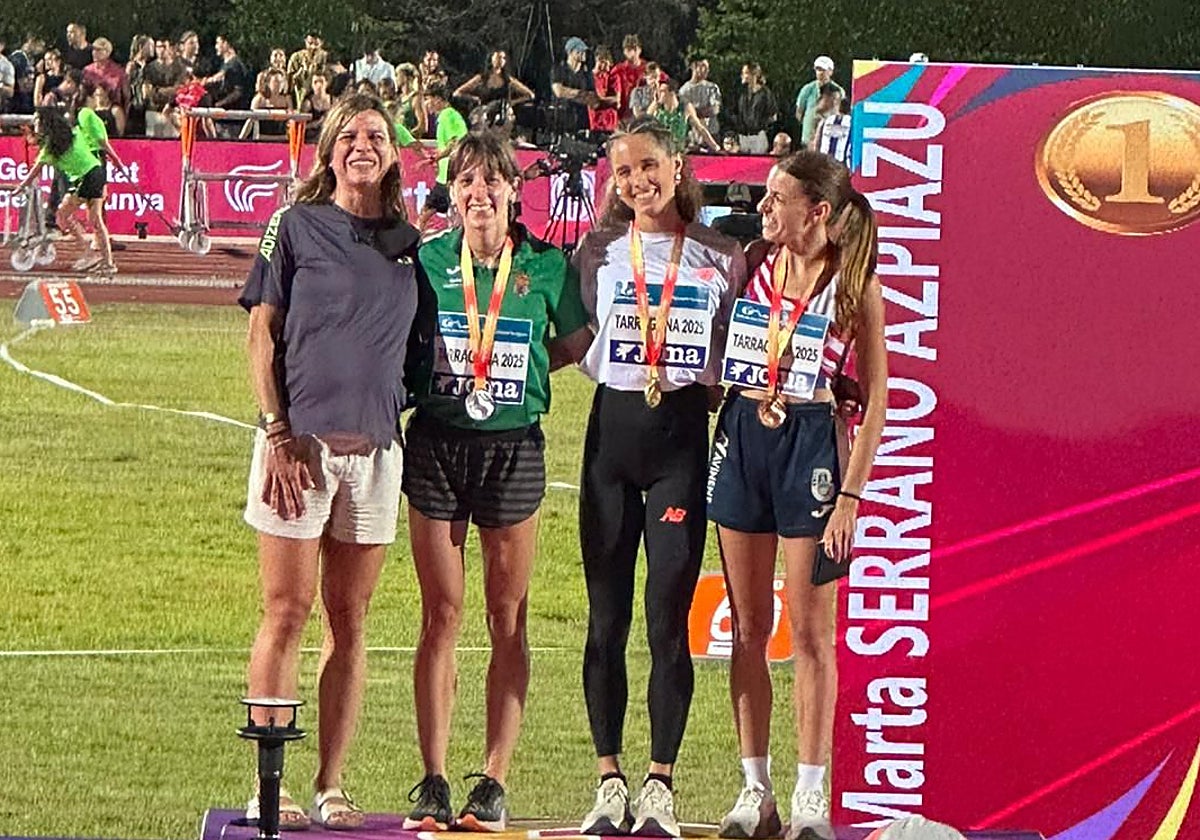 Irene Sánchez-Escribano entregó las medallas del 3.000 obstáculos