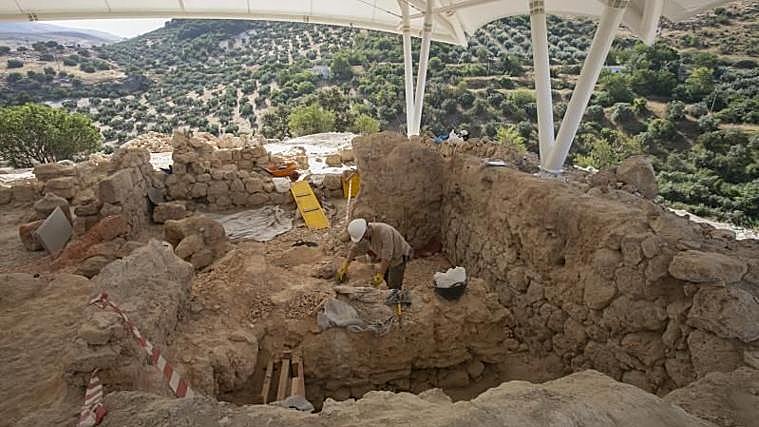 Imagen de archivo de los trabajos en el Cerro de la Merced