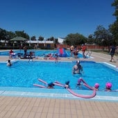 Una piscina pública
