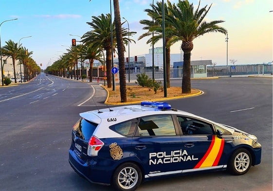 Vehículo de la Policía Nacional de Huelva