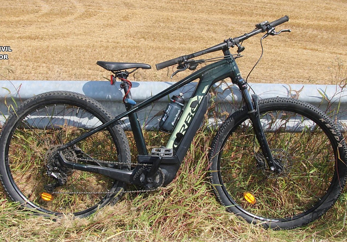 La bicicleta afectada en el siniestro