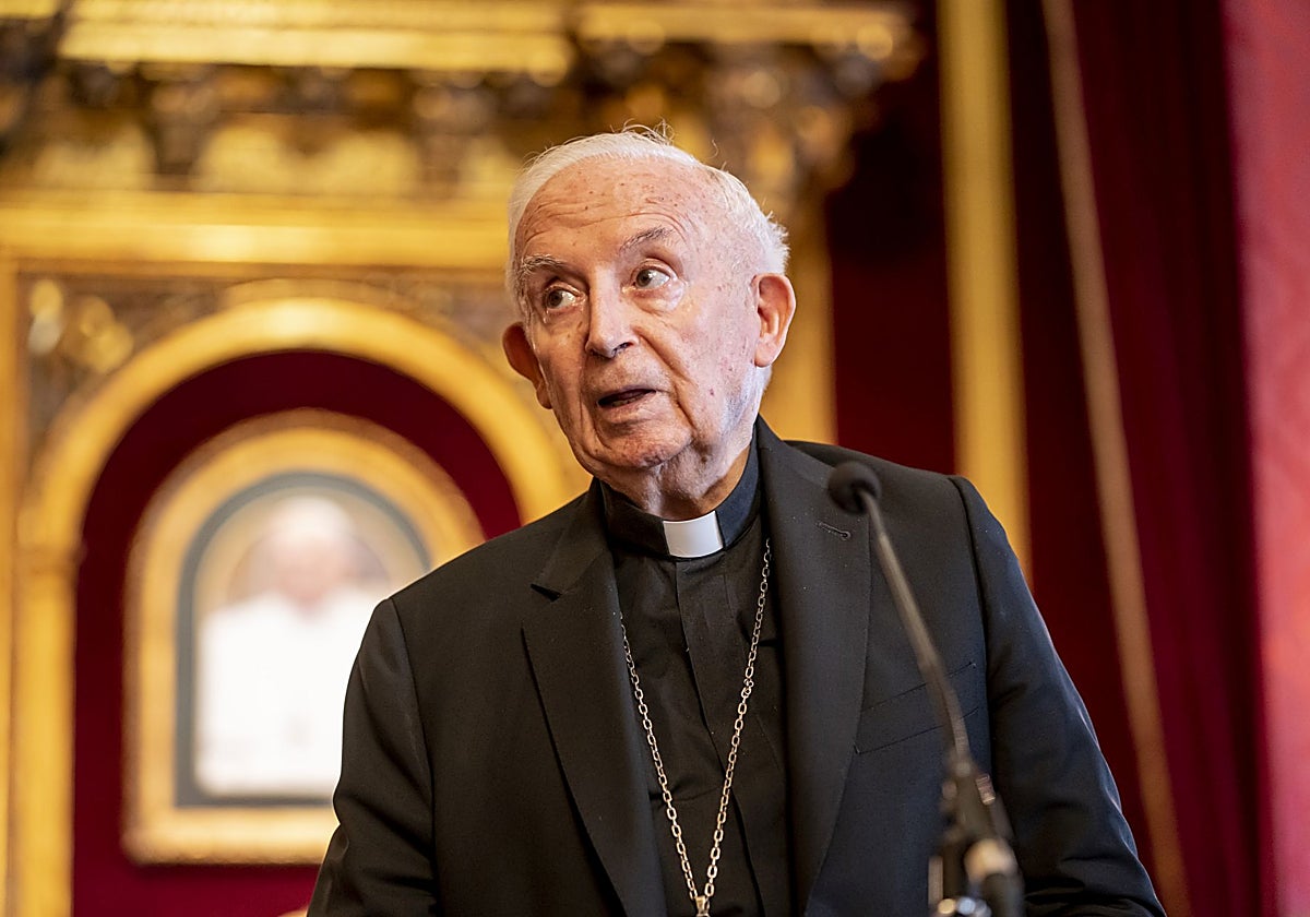 Imagen del cardenal Antonio Cañizares, en octubre de 2022