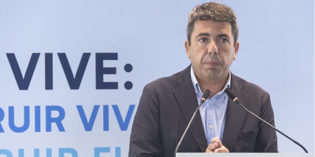 Mazón exhibe datos del «liderazgo» económico valenciano: PIB, empleo y más pymes y autónomos
