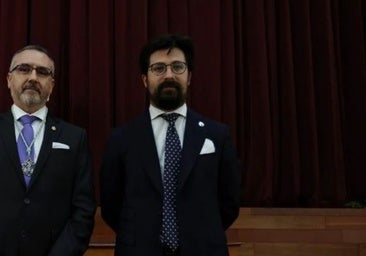 El artista Jesús Zurita, en la presentación del cartel de gloria de Córdoba en 2022