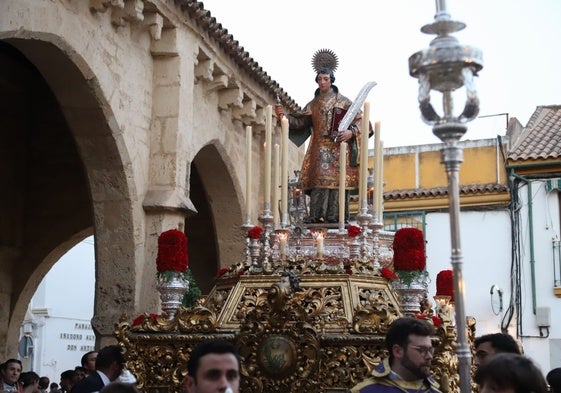San Lorenzo, nada más salir de su templo, este domingo 10 de agosto