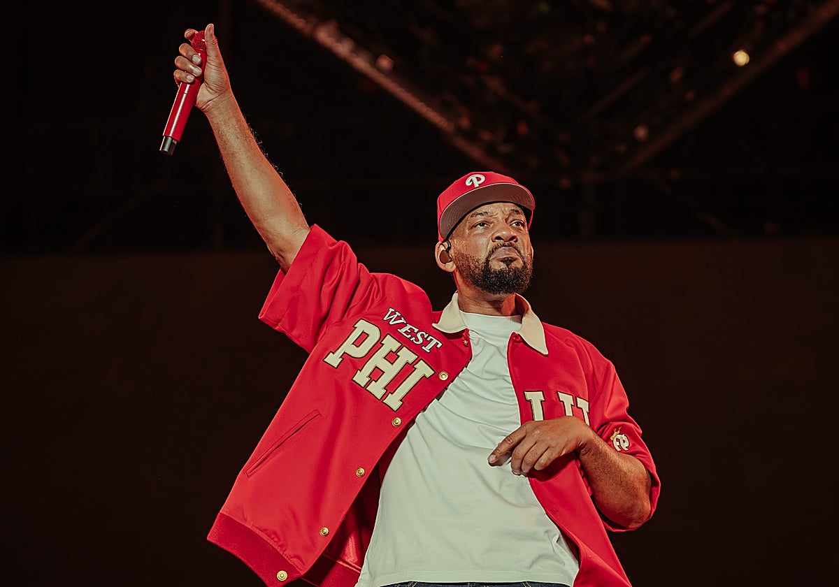 Will Smith durante su actuación en el festival Dreambeach