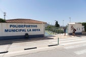 Vista del Polideportivo Municipal de La Hoya de Jumilla este jueves. La decisión del Ayuntamiento de Jumilla