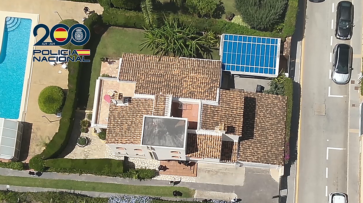 Imagen del chalet en el que se escondía el segundo fugitivo