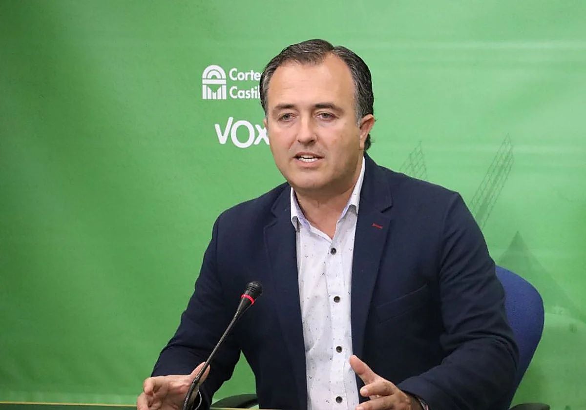 El líder de Vox en Castilla-La Mancha, David Moreno