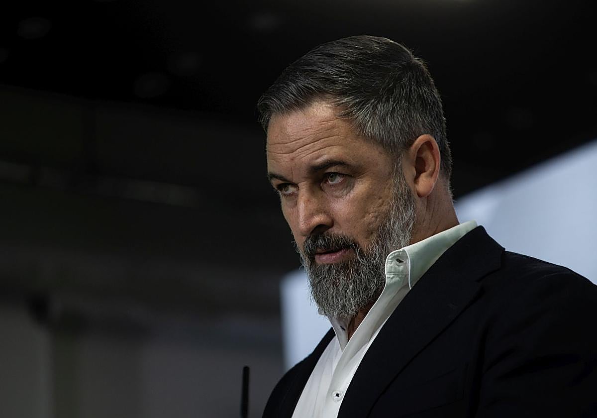 Santiago Abascal, presidente de Vox