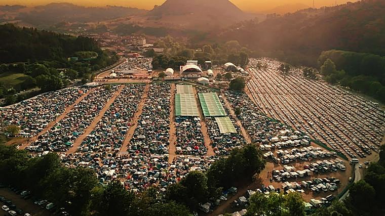 Vista aérea de El Valle de la Música