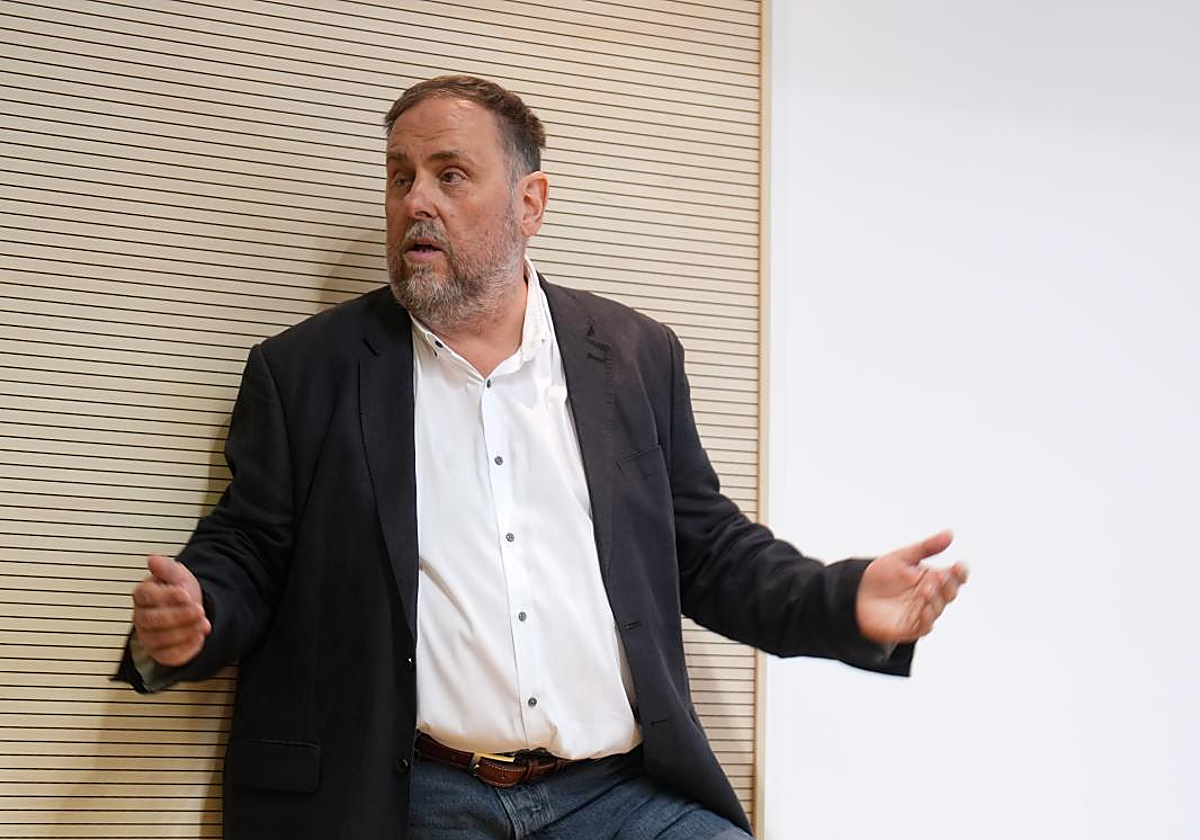 Oriol Junqueras, presidente de ERC