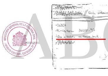 La nota manuscrita que implica a la exjefa etarra Ainhoa Múgica en el asesinato del fiscal Portero