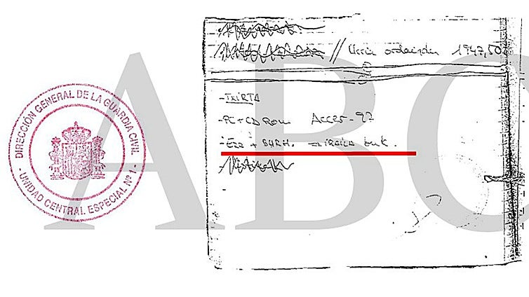 Esta nota manuscrita implica a la ex jefa etarra Ainhoa Múgica en el asesinato del fiscal Portero