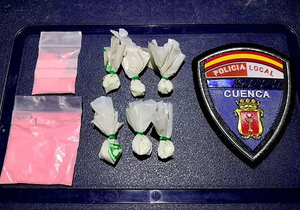 La droga intervenida