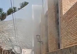 Detenido un magrebí por prender fuego a una parroquia en Albuñol (Granada)
