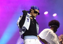 Abraham Mateo en el concierto en La Peraleda