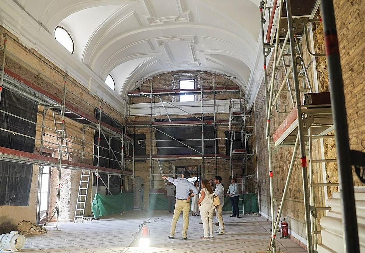 Obras en el Alcázar de los Reyes Cristianos de Córdoba
