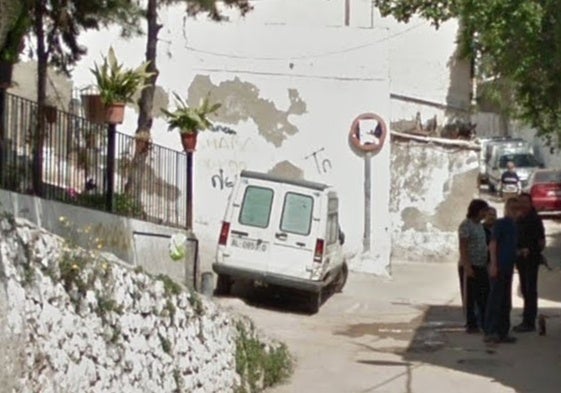 Calle Romero de Berja donde se ha producido el crimen.
