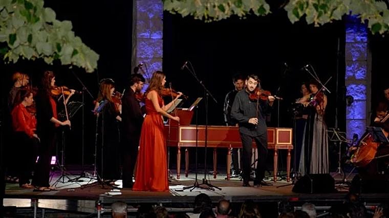 Uno de los espectáculos que se vivió en el festival 'Buenas noches' en Hoyo de Manzanares