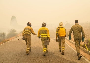 La lucha de Castilla y León contra el fuego, en imágenes