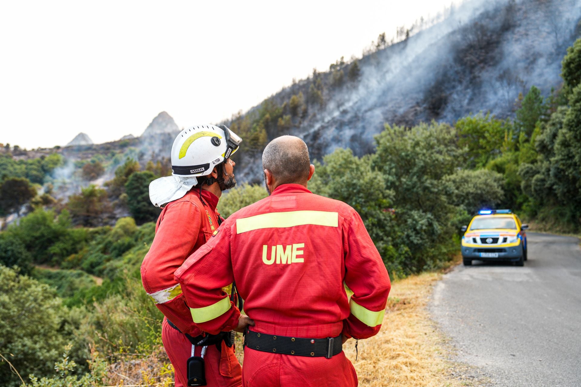 Efectivos de la UME desplegados en la provincia de León 