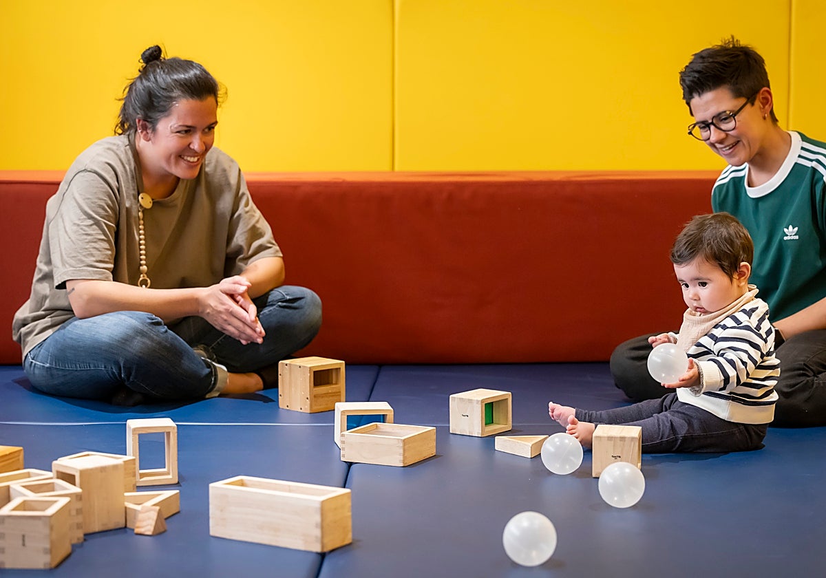 Imagen de la sala blanda para bebés del IVAM