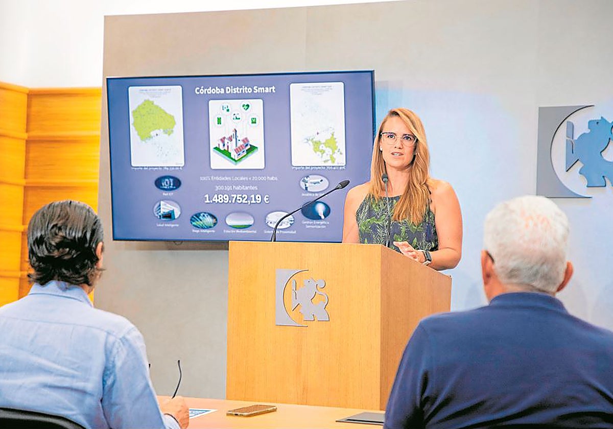 Rueda de prensa de la delegada de Desarrollo Tecnológico